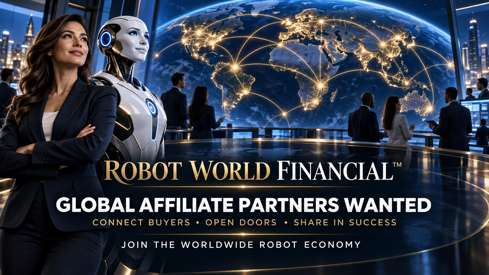Robot World Financial global affiliate partners wanted